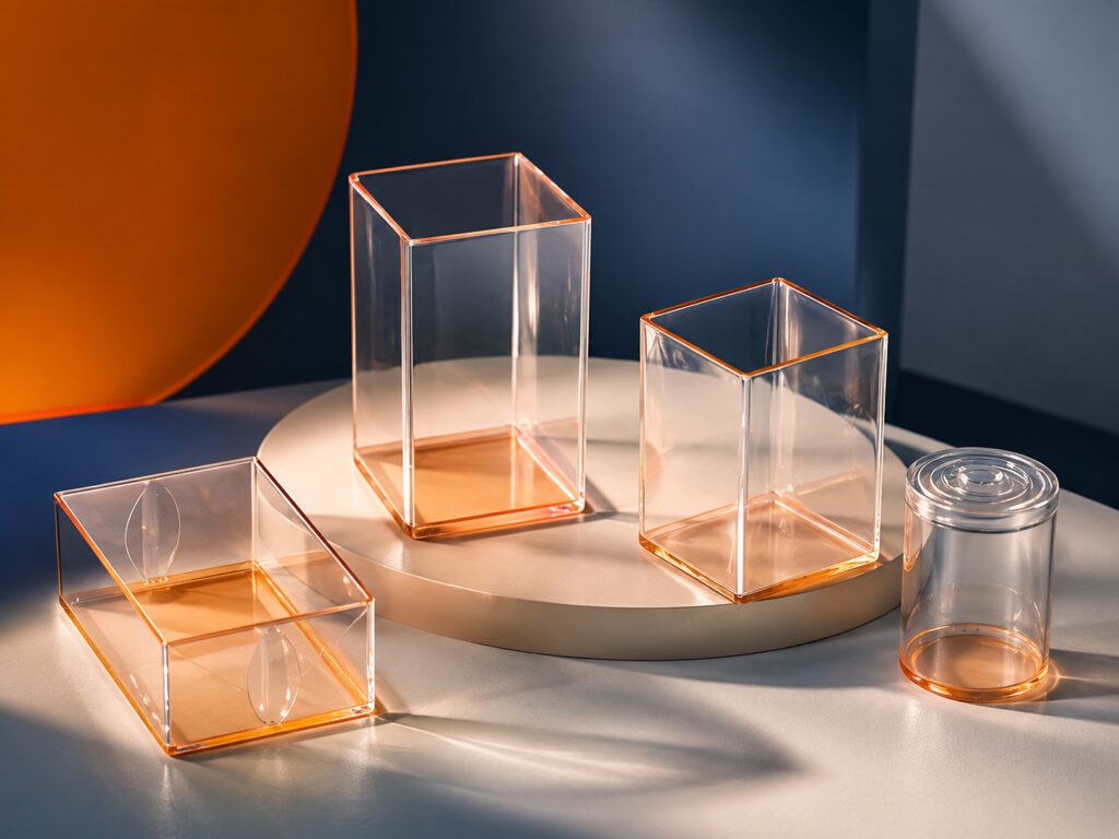 Plastic Packaging 2 PET Clear Boxes