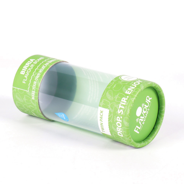 Printed Clear Birria Seasoning Tube with Paperboard Ends