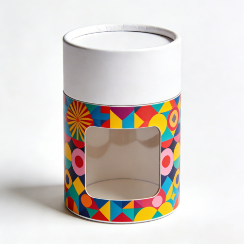 Printed Clear Birria Seasoning Tube with Paperboard Ends
