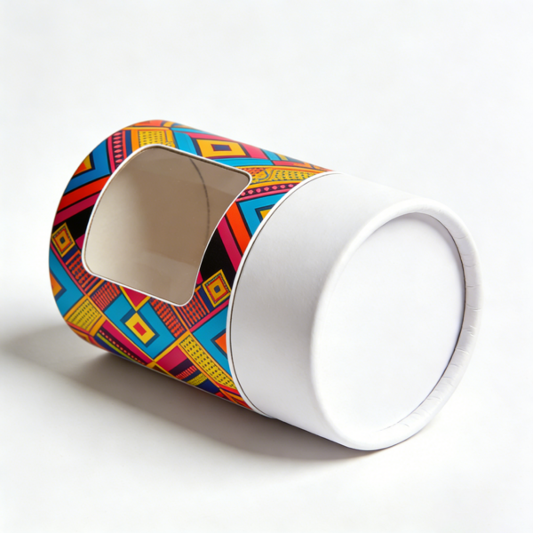 Printed Clear Birria Seasoning Tube with Paperboard Ends