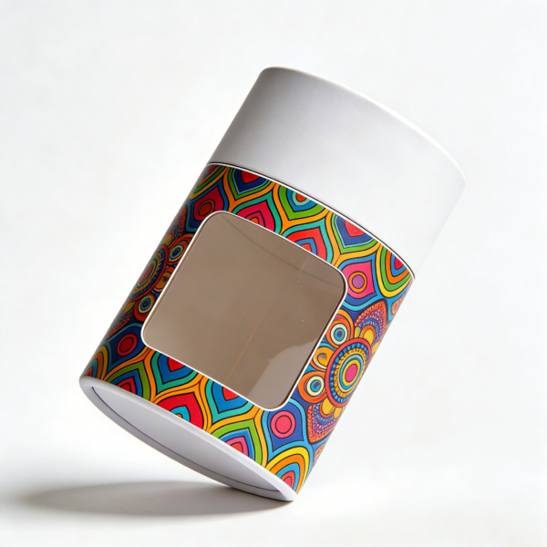 Printed Clear Birria Seasoning Tube with Paperboard Ends