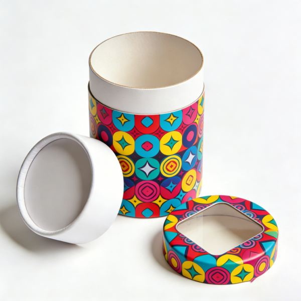 Printed Clear Birria Seasoning Tube with Paperboard Ends