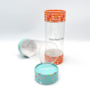 Printed Clear Promotional Gift Tube with Paperboard Ends