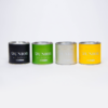 Printed Cylindrical Pet Food Tin Can with Metal Lid
