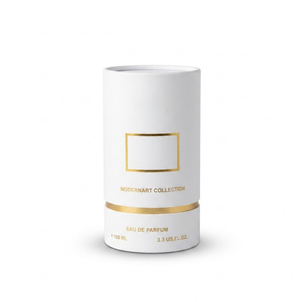 Cylindrical Rigid Perfume Tube Packaging with Foil Logo