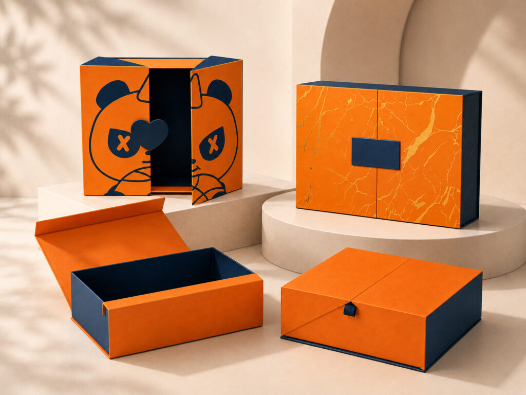 Cajas rígidas abiertas por ambos lados