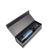 Black Book-Style Rigid Wine Box with Custom Foam Insert