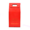Printed Two-Bottle Wine Carrier Box with Die-Cut Handle