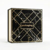 Custom Black Marble Rigid Gift Boxes with Gold Accents