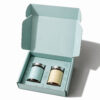 Custom Two-Jar Corrugated Mailer Boxes with Inserts