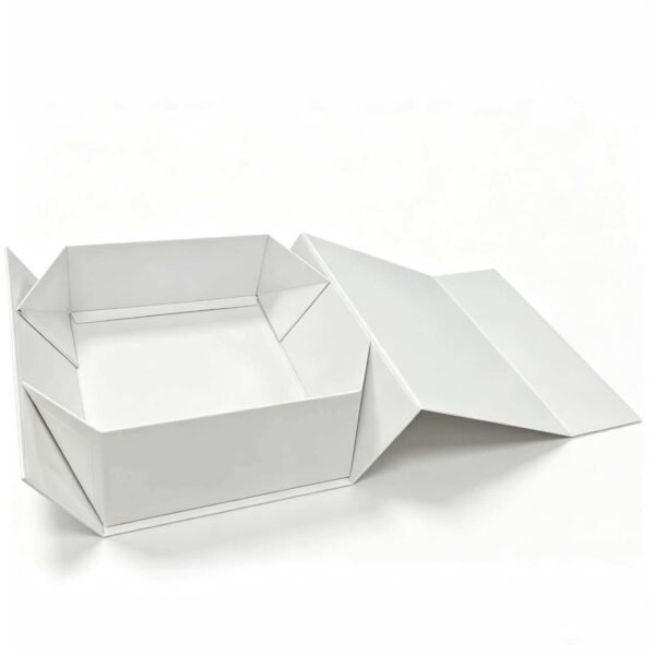 Custom Foldable Magnetic Gift Boxes with Gold Foil Logo