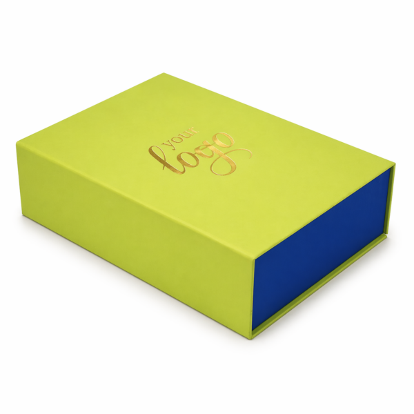 Book-Style Rigid Gift Box Manufacturer with Gold Foil