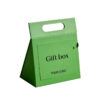 Custom Triangular Folding Gift Boxes with Carry Handle