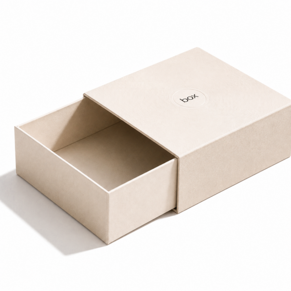 Custom Rigid Drawer Boxes with Embossed Paper Sleeves