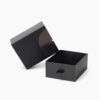 Custom Black Rigid Drawer Gift Boxes with Ribbon Pull