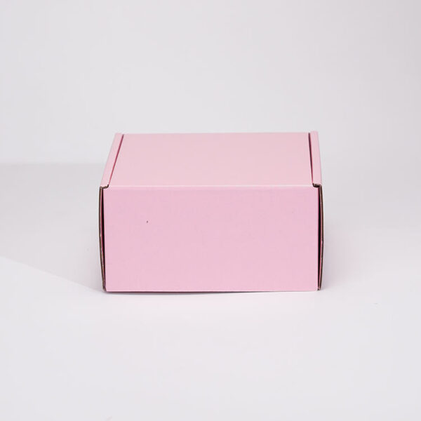 Scatole da spedizione in cartone ondulato rosa  Imballaggi personalizzati per spedizioni