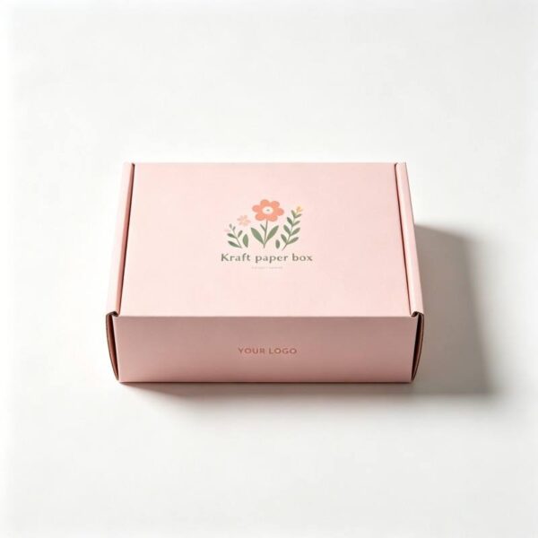 Custom Pink Corrugated Mailer Boxes with Logo Printing