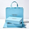 Custom Two-Piece Gift Box with Matching Paper Bag Set
