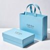 Custom Two-Piece Gift Box with Matching Paper Bag Set