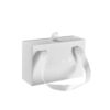 Custom White Rigid Drawer Gift Boxes with Satin Lining